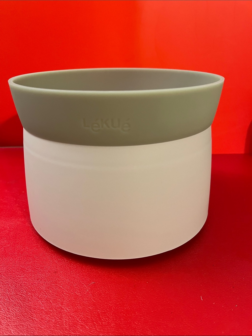 Lekue Quick Quinoa & Rice Cooker - 6” 3/8 D 5”1/8H  Green/White